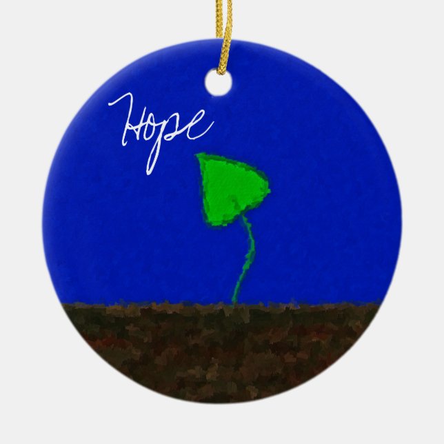 HOPE JULGRANSPRYDNAD KERAMIK (Framsidan)