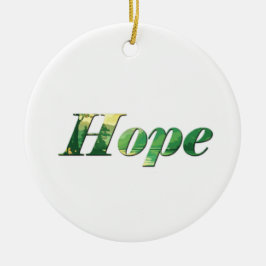 Hope. Julgransprydnad Keramik
