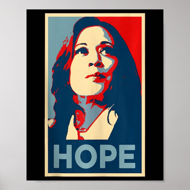 Hope Kamala Harris Hope Poster 47:e röstempowerme (Framsidan)