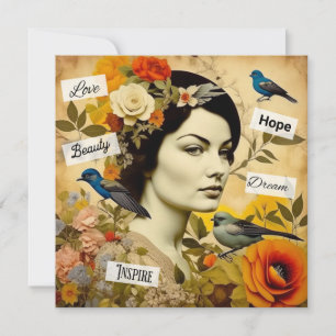 Hope, Kärlek, Beauty, Dream Vintage Dam