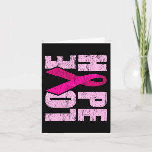 HOPE KÄRLEK Breast Cancer Awareness World Cancer D Kort