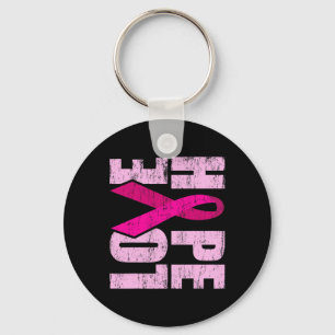 HOPE KÄRLEK Breast Cancer Awareness World Cancer D Nyckelring