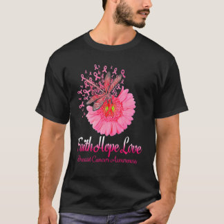 Hope Kärlek Breast Cancer T Shirt