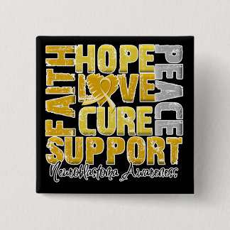Hope Kärlek Cure Neuroblastoma Awareness Knapp