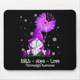 Hope Kärlek Gnome Solros Fibromyalgia Awareness Musmatta