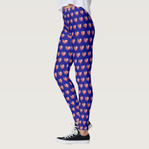 Hope Kärlek Hearts Customized Art Design Leggings