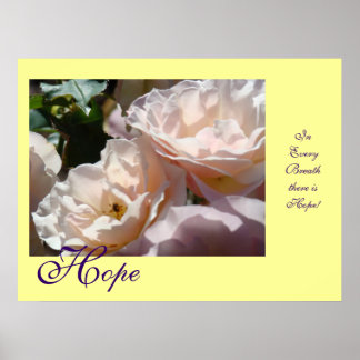 HOPE-konst Skriv Healing Touch Hälsa Health Poster