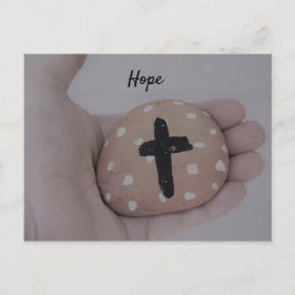 Hope kor polka punkt vykort