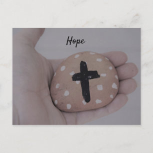 Hope kor polka punkt vykort
