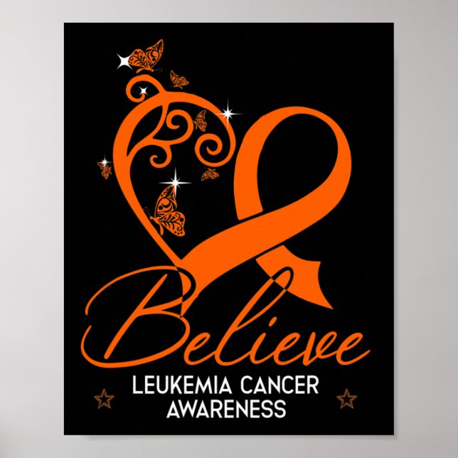 Hope Leukemia Awareness Gift Poster (Framsidan)