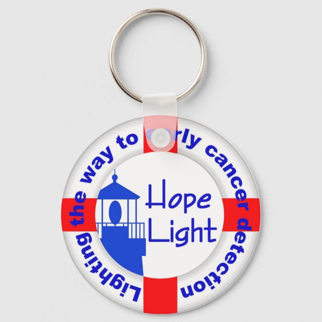Hope Light Keychain-Lighting the Way to Tidigt det Nyckelring (Framsida)