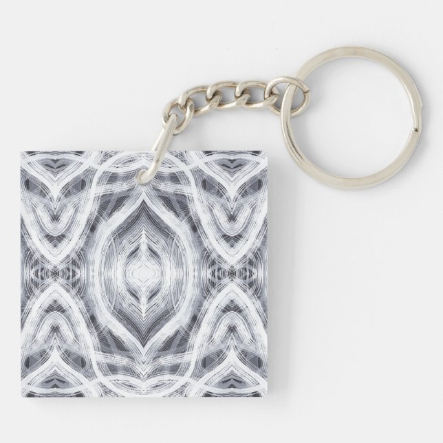 Hope Light White Abstrakt Akvarellkonst (Baksidan)