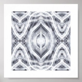 Hope Light White Abstrakt Akvarellkonst Poster