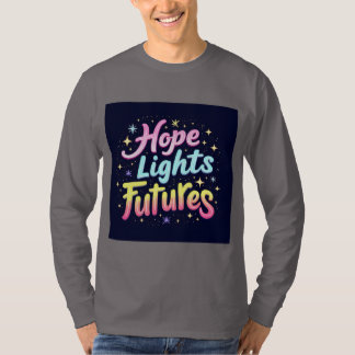 Hope Lights Futures - Futuristisk & Vibrerande Ärm T Shirt