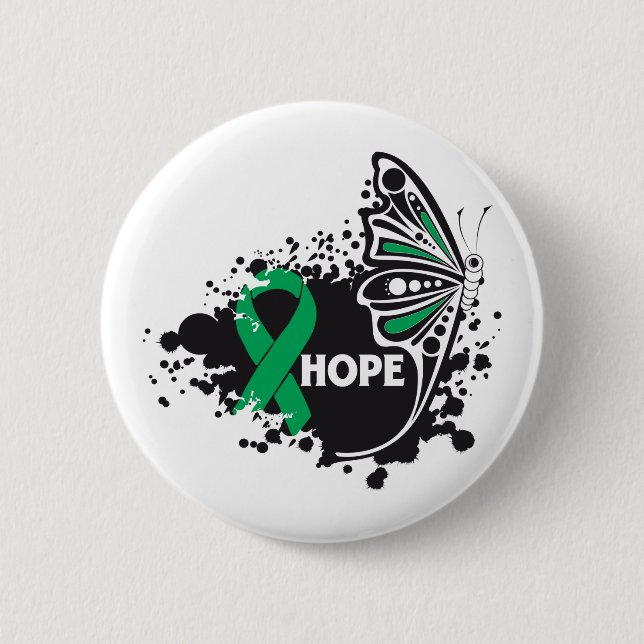 Hope Liver Cancer Butterfly Knapp (Framsida)