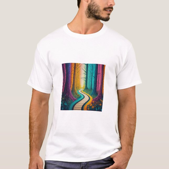 Hope Ljus Väg T Shirt (Framsida)