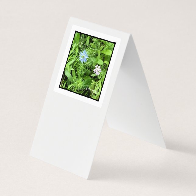 Hope Lodrät Tält Visitkort (Baksida)