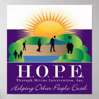 HOPE-logotyp poster