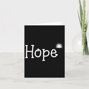 Hope Motivation Gift För manar Women Kids Apparel Kort