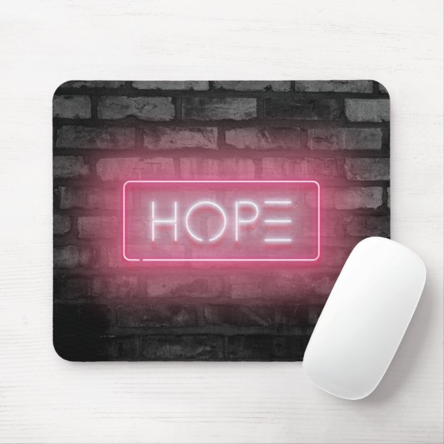 Hope Neon-tecken Musmatta (Med mus)