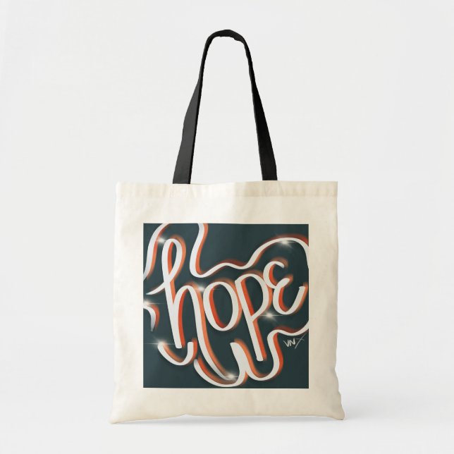 Hope Neon Urban Gatukonst Tygkasse (Framsidan)
