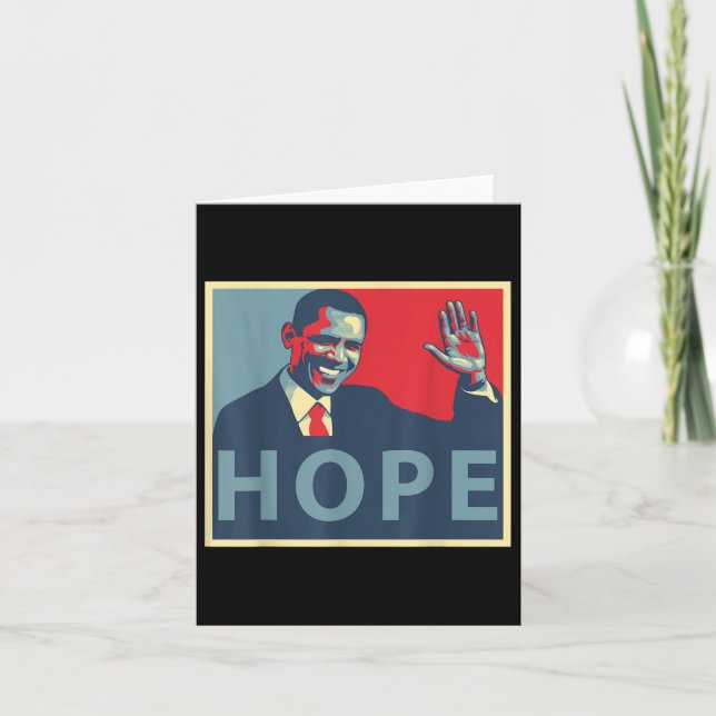 Hope Obama 44 President Kort (Framsida)