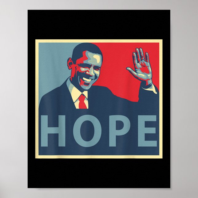 Hope Obama 44 President Poster (Framsidan)