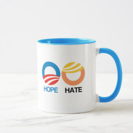 HOPE (Obama) vs HATE (Trump) Mugg