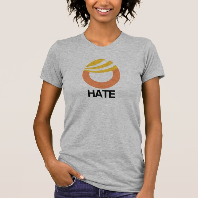 HOPE (Obama) vs. HATE (Trump) T Shirt (Framsida)