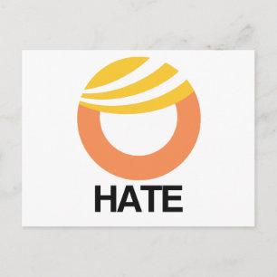 HOPE (Obama) vs. HATE (Trump) Vykort
