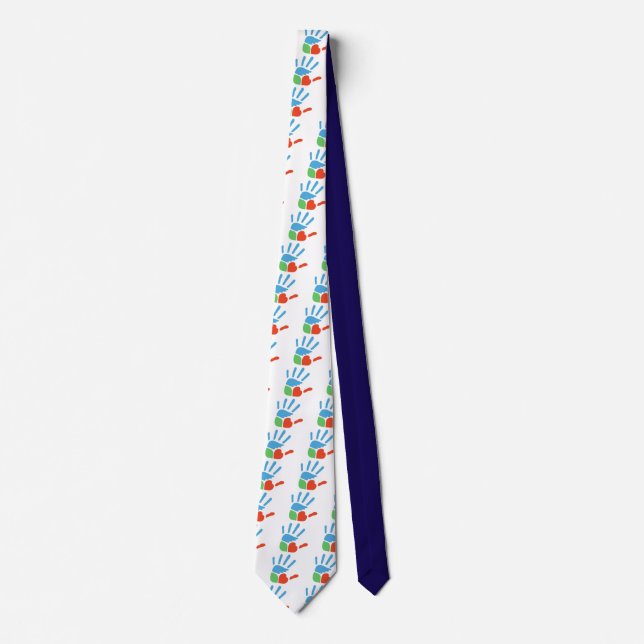 Hope On Wheels Logo T-Shirt Neck Tie Slips (Framsida)