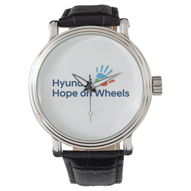 Hope On Wheels Logotyp T-Shirt Armbandsur (Framsida)