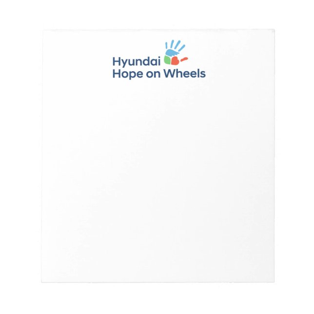 Hope on Wheels Notepad Anteckningsblock (Framsida)