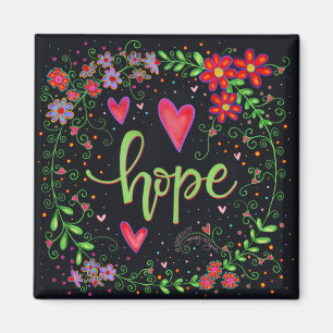 "Hope" ONE ORD Inspirief Magnet
