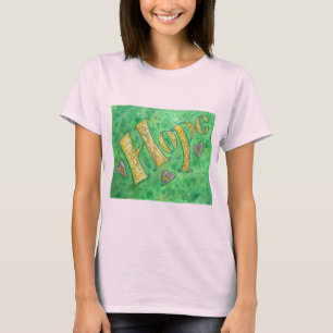 Hope Ord Art Inspirational Anpassningsbar T-Shirts