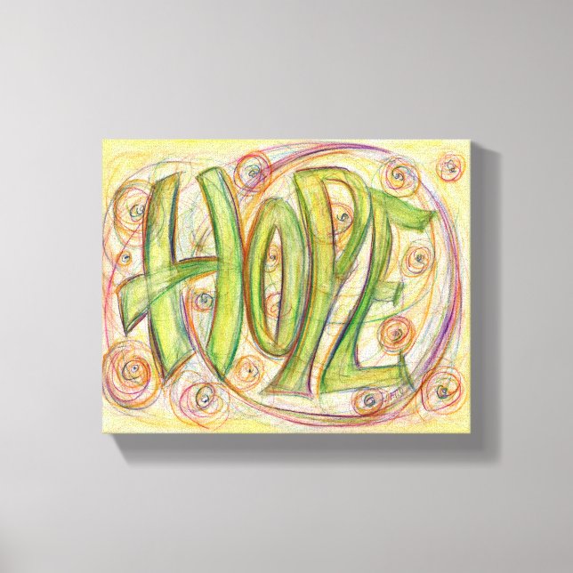 Hope Ord Art Painting Wrapped Canvas Art (Framsida)