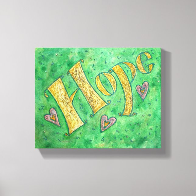 Hope Ord Art Painting Wrapped Canvas Art (Framsida)