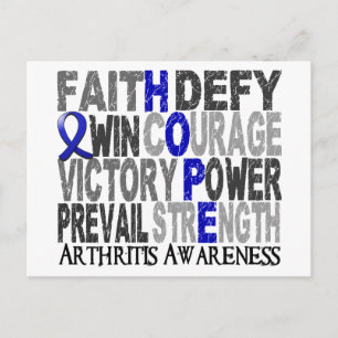 Hope Ord Collage Arthritis Vykort