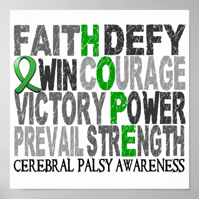Hope Ord Collage Cerebral Palsy Poster (Framsidan)