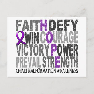 Hope Ord Collage Chiari Malformation Vykort