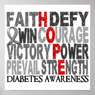 Hope Ord Collage Diabetes Poster