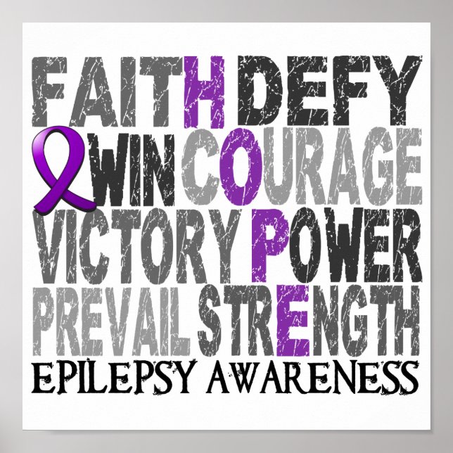 Hope Ord Collage Epilepsy Poster (Framsidan)