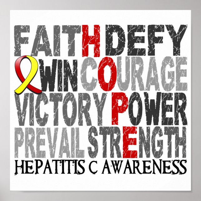 Hope Ord Collage Hepatitis C Poster (Framsidan)