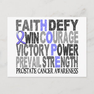 Hope Ord Collage Prostate Cancer Vykort