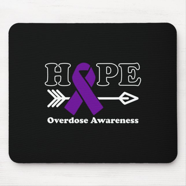 Hope - Overdose Awareness Lila Ribbon Musmatta (Framsidan)