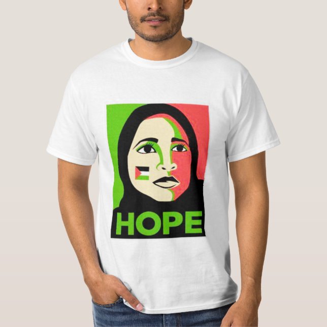 hope palestine 2014 t shirt (Framsida)