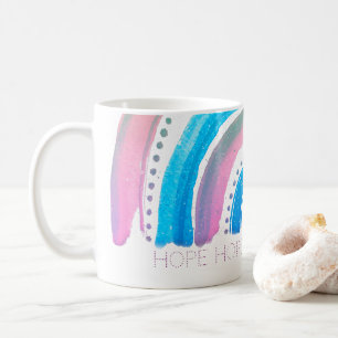 HOPE Pastel Rainbow Kaffemugg
