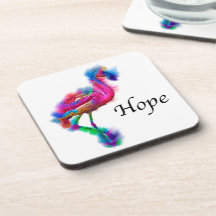 Hope - Prancing Flamingo Abstrakt