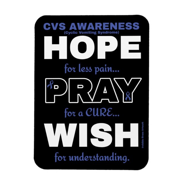 Hope Pray Wish...CVS Magnet (Vertikal)