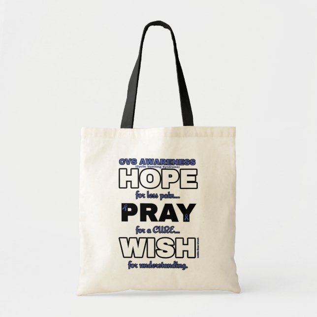 Hope Pray Wish...CVS Tygkasse (Framsidan)